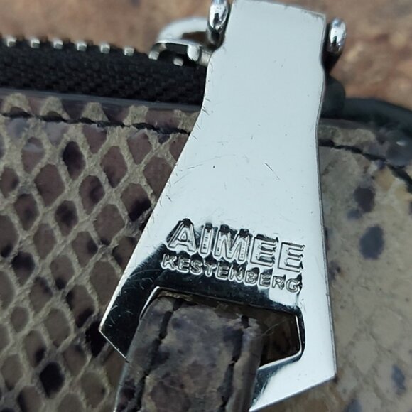 Aimee Kestenberg animal print leather wristlet - Picture 7 of 7